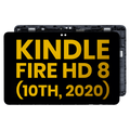 LCD-Display mit Rahmen für Kindle Fire HD 8 (2020) – Refurb – alle Farben