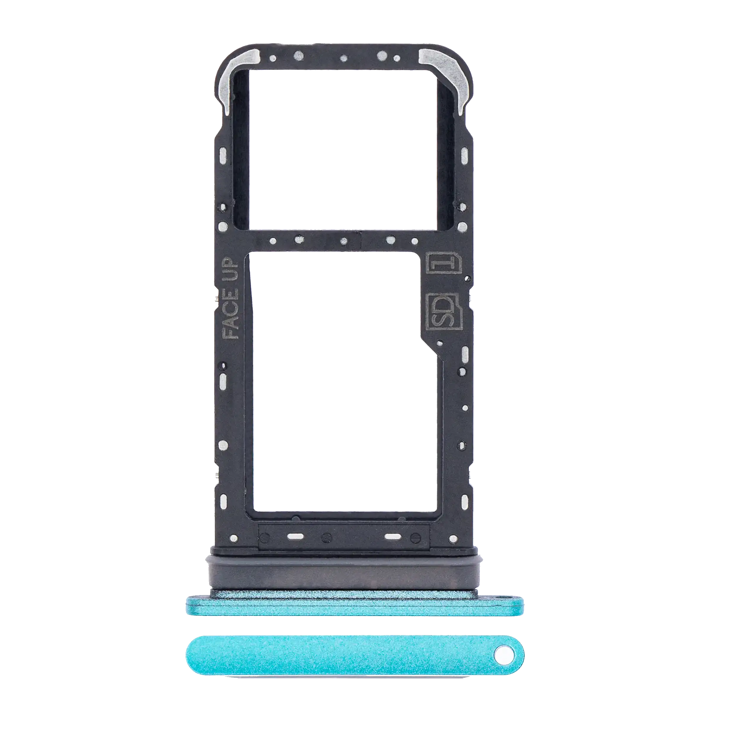 Einzelnes SIM-Kartenfach für Motorola Moto E7 (XT2095 / 2020) (Aqua Blue)