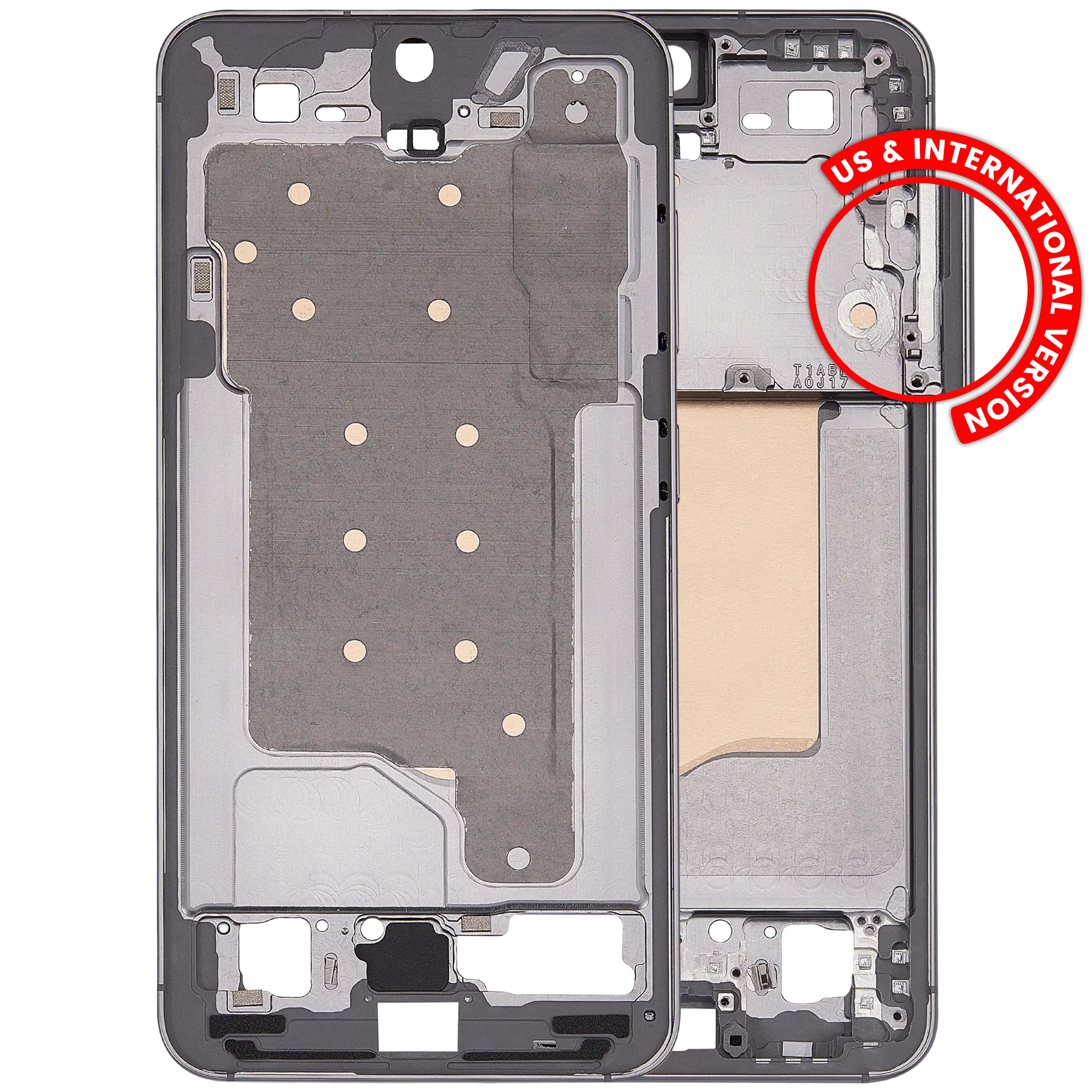 Midframe/Rahmen Samsung Galaxy S25 Silver Shadow
