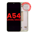 OLED-Display m. Rahmen Samsung A54 5G Lime Aftermarket+