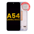 OLED Display with Frame for Samsung Galaxy A54 5G (A546 / 2023) (US & International Version) (Refurbished) (Violet)