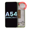 OLED Display with Frame for Samsung Galaxy A54 5G (A546 / 2023) (US & International Version) (Service Pack) (Lime)