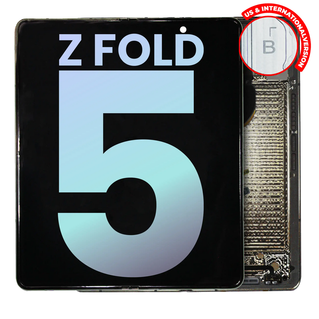 Innen-OLED-Display mit Rahmen für Samsung Galaxy Z Fold 5, Service Pack, Cream