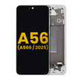 OLED-Display mit Rahmen Samsung Galaxy A56 5G Refurbished Hellgrau