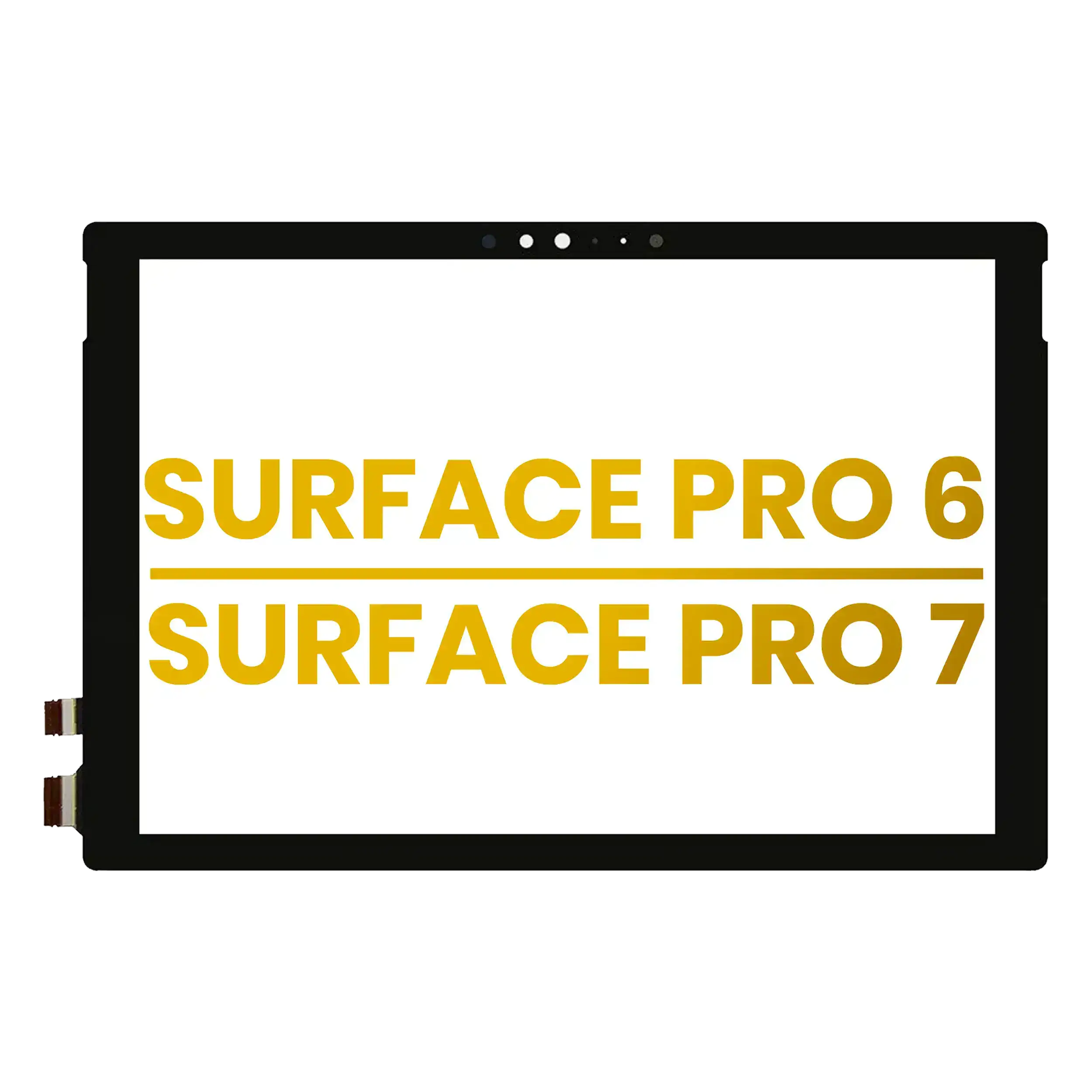 Digitizer mit Flexkabel für Microsoft Surface Pro 5/6 (Glasseparation nötig)