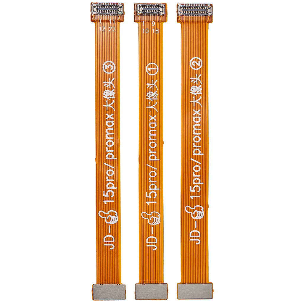 Testkabel (Rückkamera) für iPhone 15 Pro / 15 Pro Max (3er-Set)