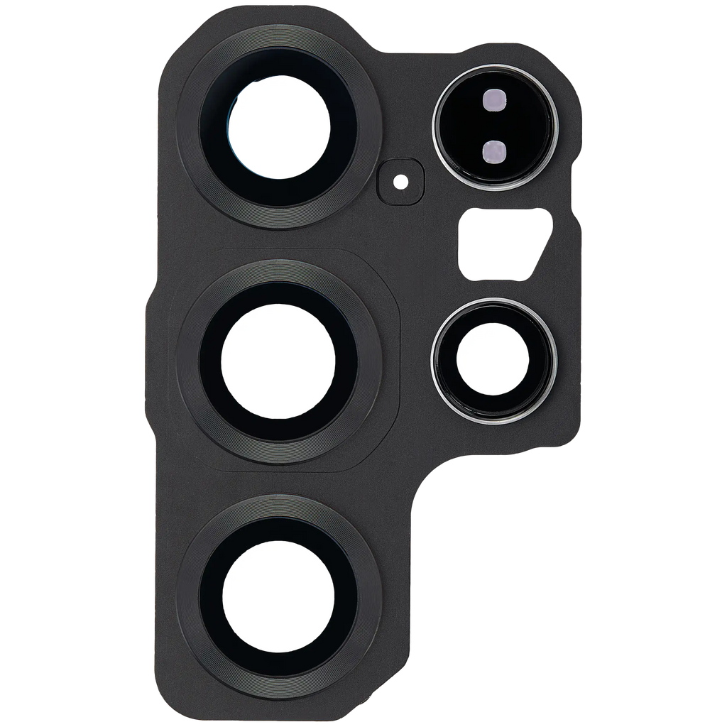 Rear camera lens with bezel for Samsung Galaxy S25 Ultra 5G (Titanium Jet Black)