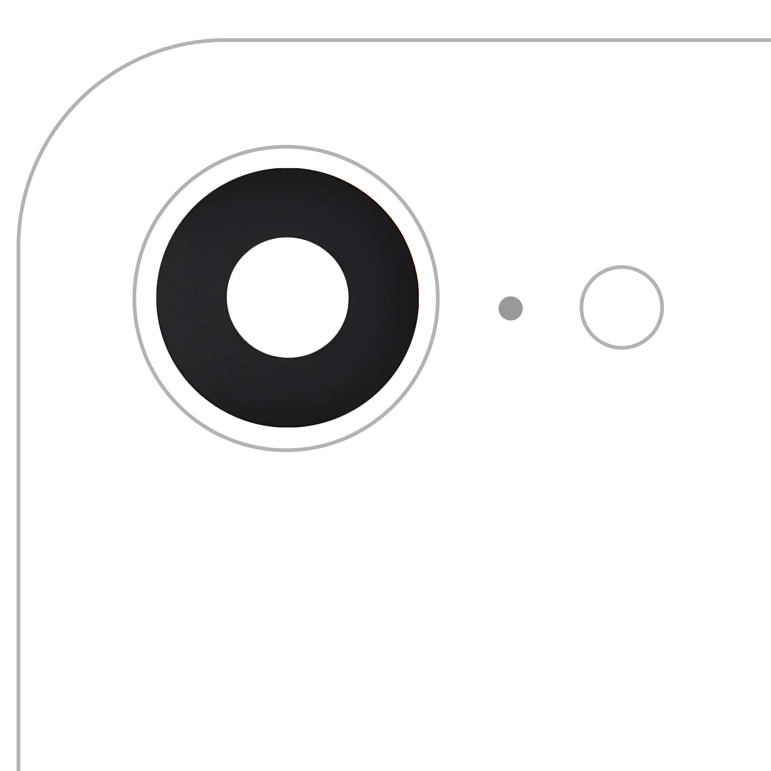 Rear Camera Lens (Glass Only) with Adhesive for iPhone 16e (Premium) (Real Sapphire)