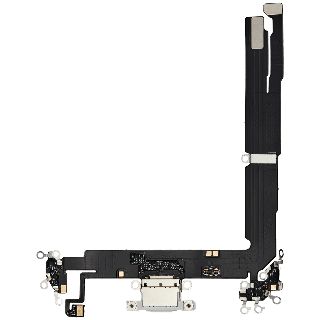 Charging Port Flex Cable for iPhone 16 Plus (Aftermarket Plus) (White)