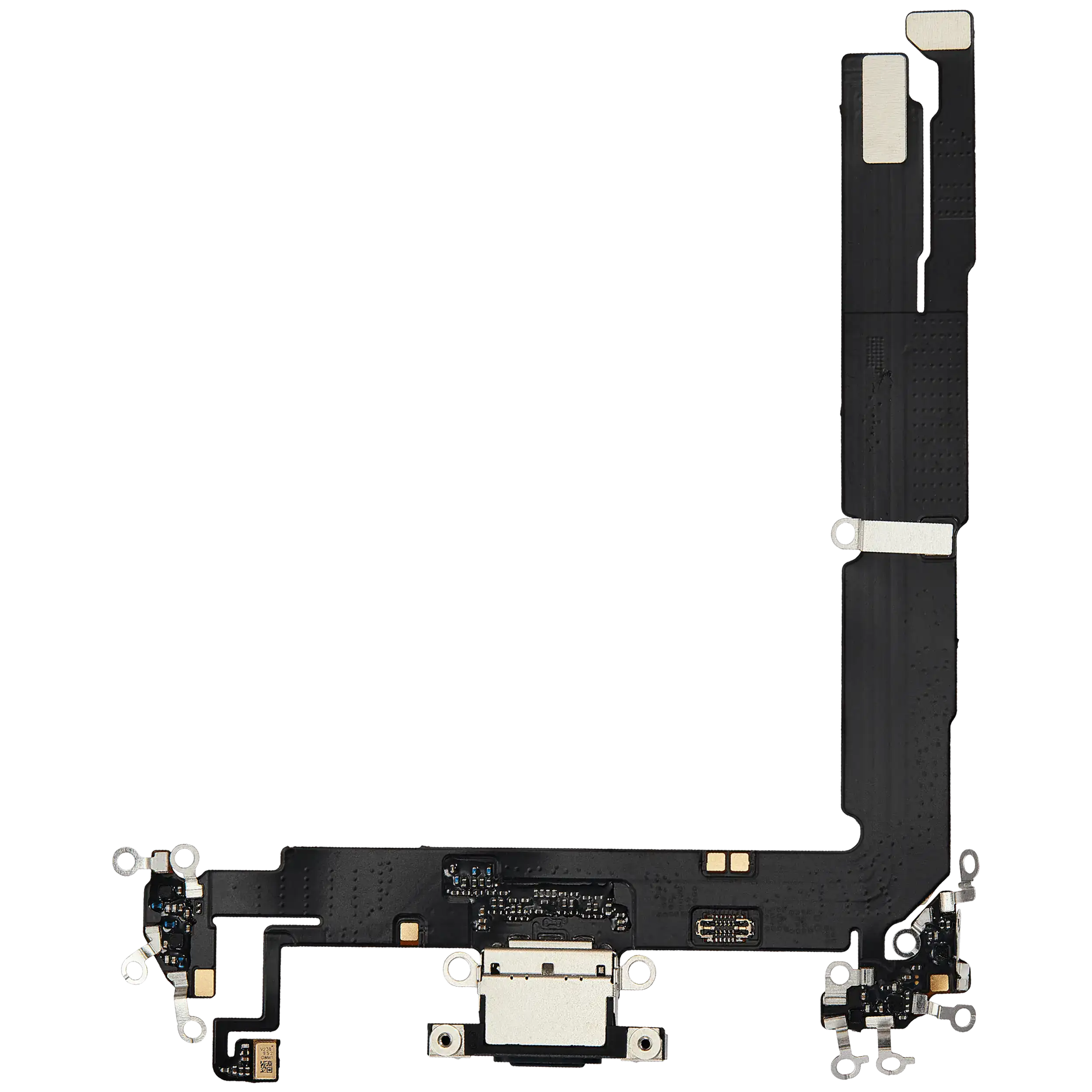 Charging Port Flex Cable for iPhone 16 Plus (Aftermarket Plus) (Black)
