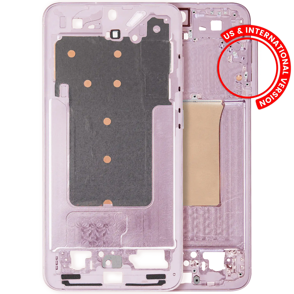 Midframe/Frame for Samsung Galaxy S25 Plus 5G (US and International Version) (Pink Gold)