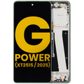 LCD Display with Frame for Motorola Moto G Power 5G (XT2515 / 2025) (Refurbished) (Leaf Green)
