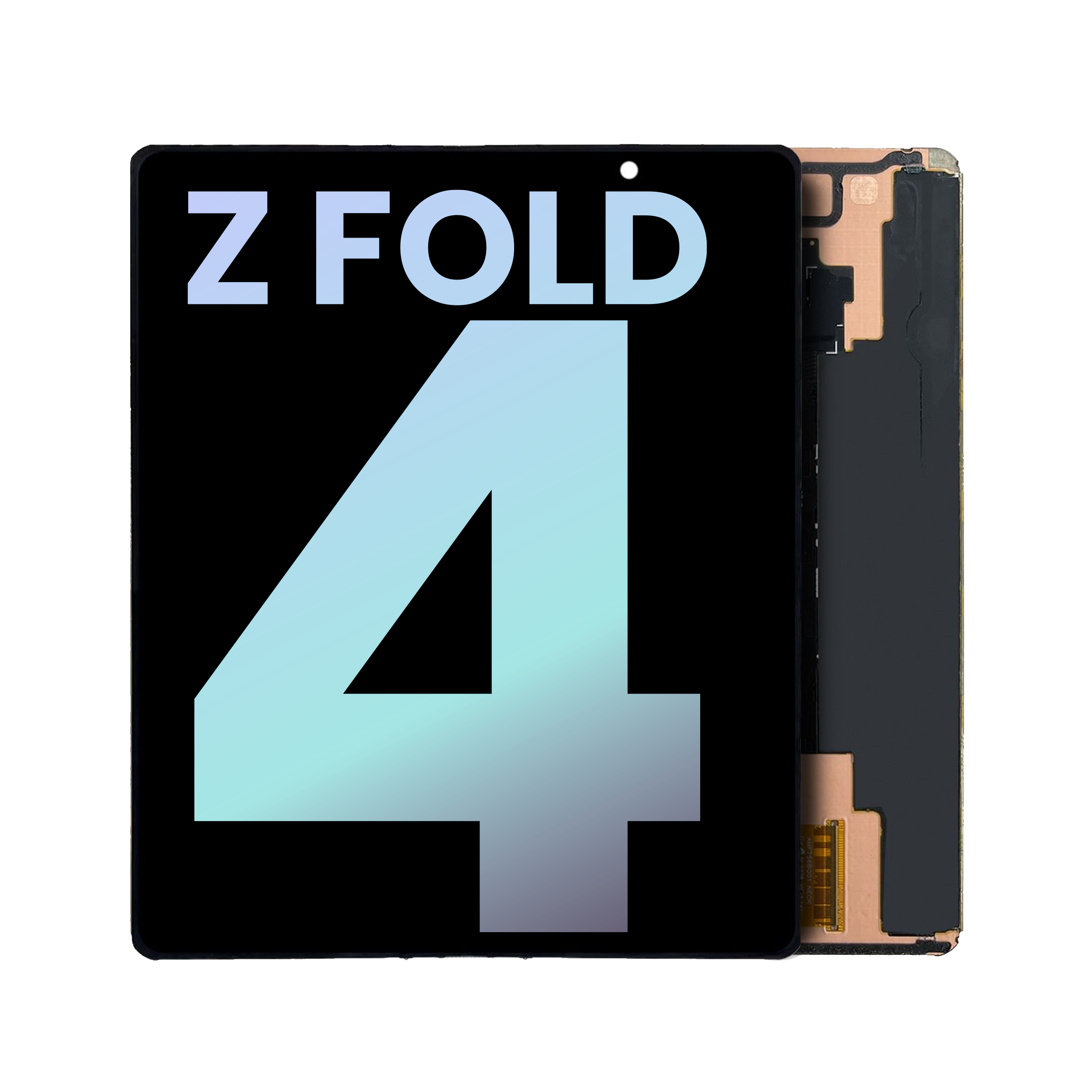 Inner OLED-Display ohne Rahmen für Samsung Galaxy Z Fold 4 5G (US & International) (Service Pack) (Alle Farben)