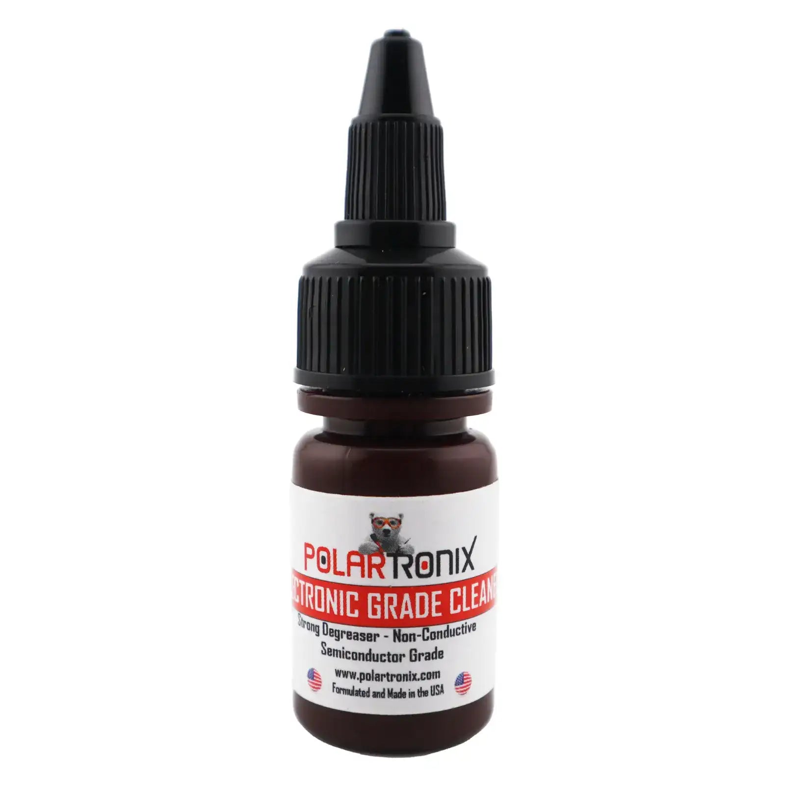 Electronics Cleaner / Flux and Thermal Paste Remover for PCBs, CPUs, GPUs (15ml) (PolarTronix)