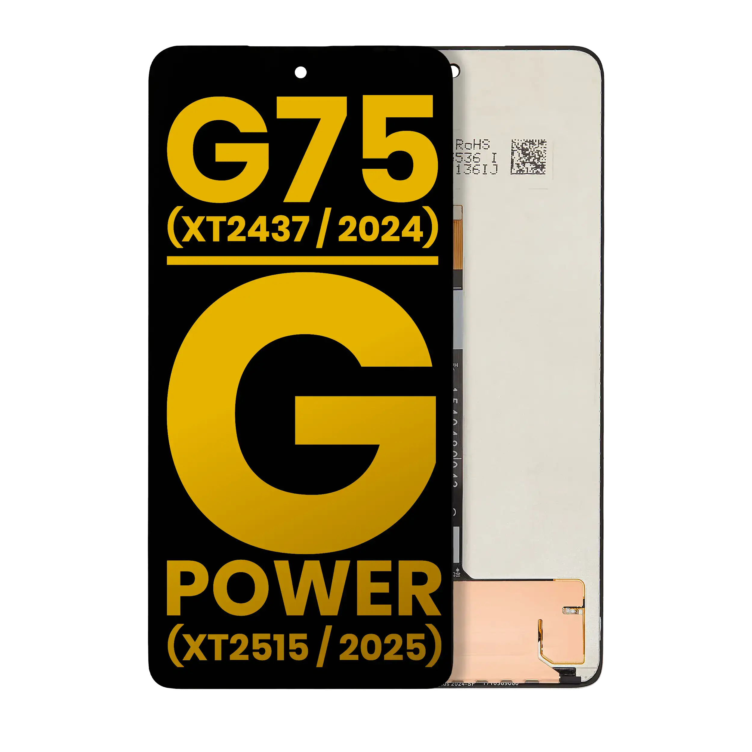 LCD Display without Frame for Motorola Moto G75 5G (XT2437/2024) / Moto G Power (XT2515/2025) (Refurbished) (All Colors)