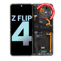 Samsung Galaxy Z Flip 4 5G Inneres OLED-Display mit Rahmen Navy Service Pack