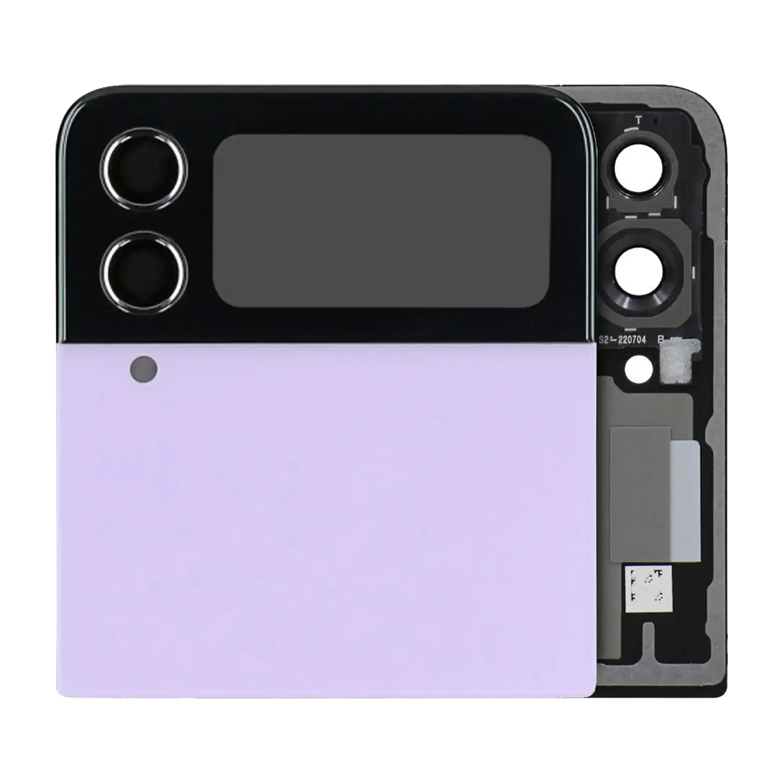 Außen-OLED für Samsung Galaxy Z Flip 4 5G Service Pack Bora Purple