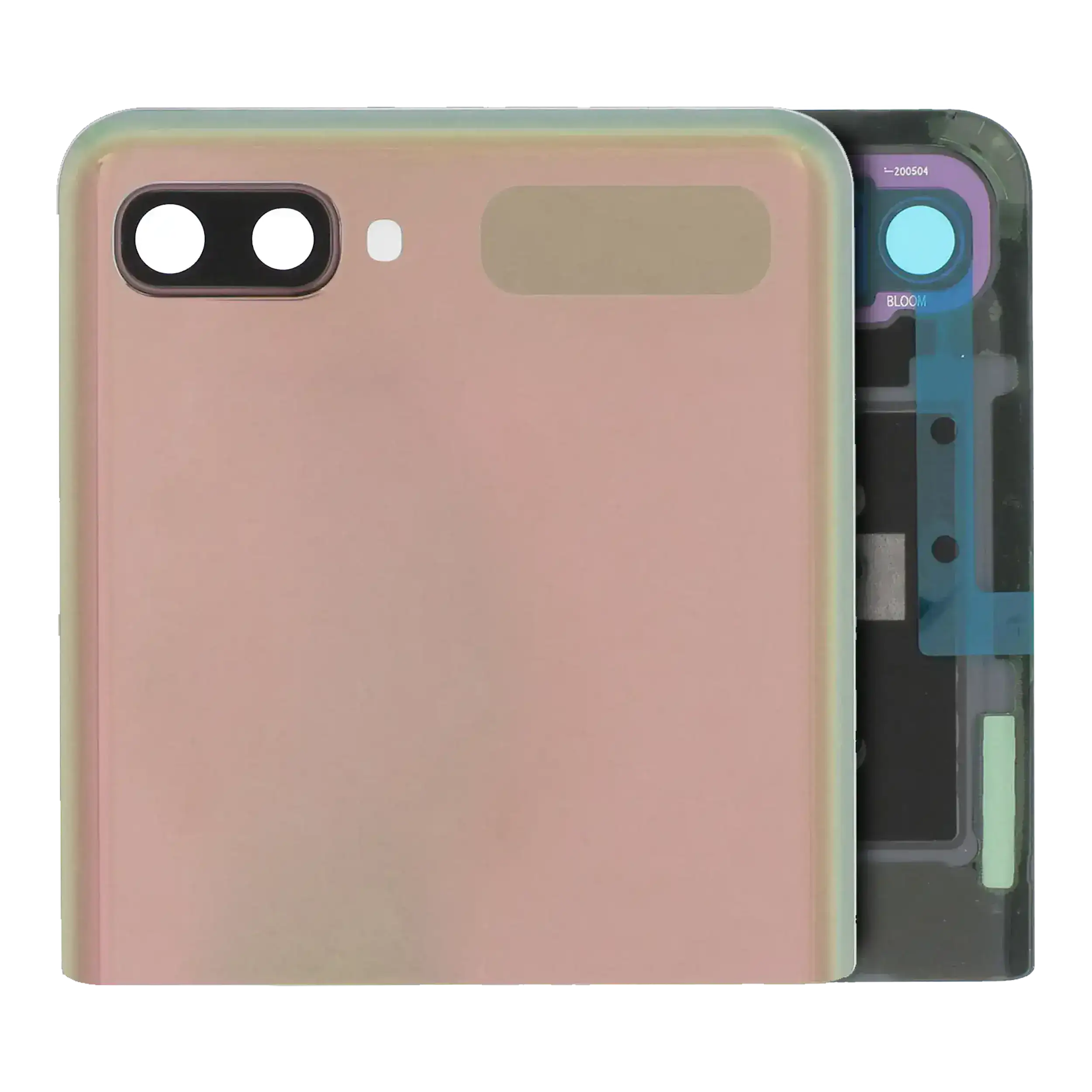 OLED-Display mit Rahmen für Samsung Galaxy Z Flip 4G/5G Svc Pack Mystic Bronze