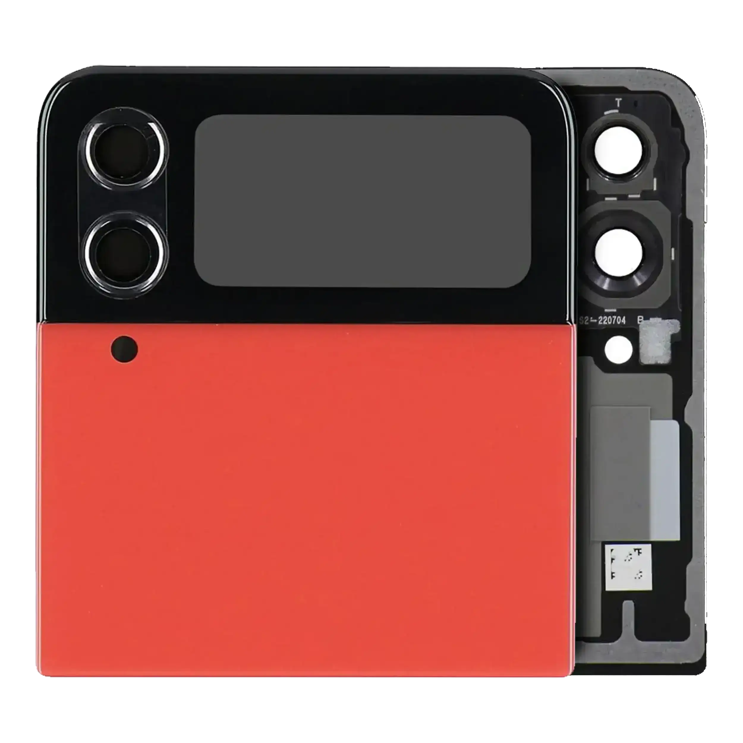 Äußeres OLED-Display für Samsung Galaxy Z Flip 4 5G (Service Pack) (Rot)