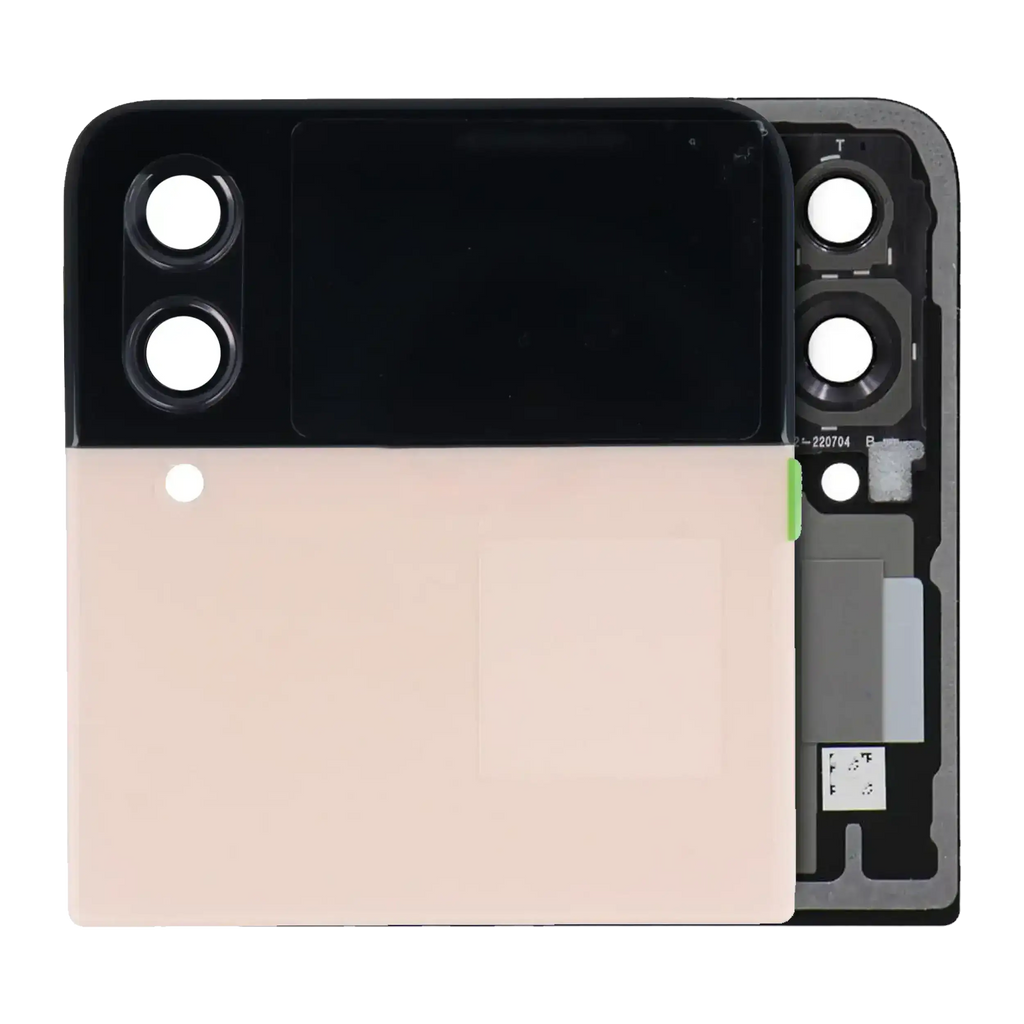Samsung Galaxy Z Flip 4 5G Äußeres OLED-Display Pink Gold Service Pack