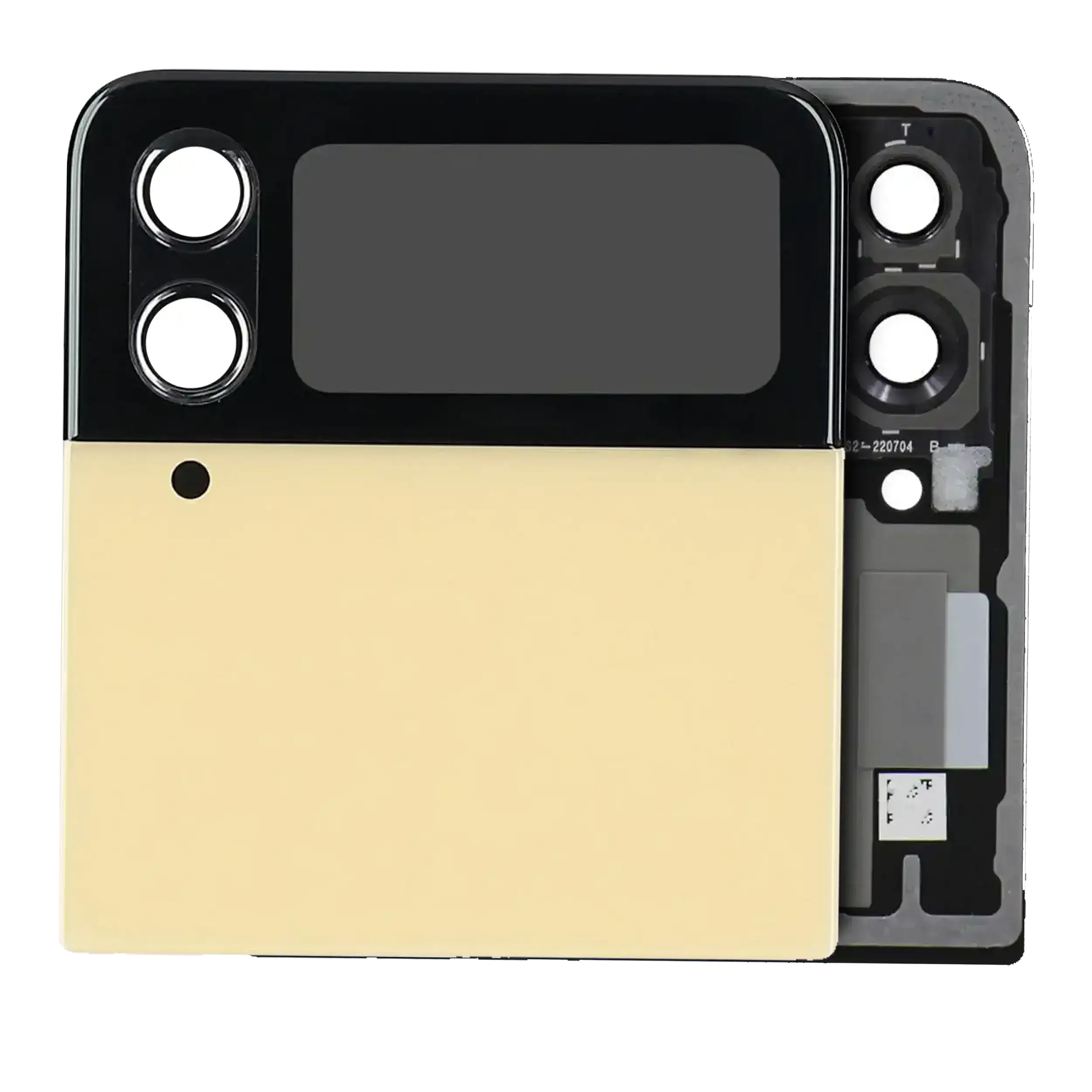 Outer OLED Display for Samsung Galaxy Z Flip 4 5G (US & International) (Service Pack) (Gold)