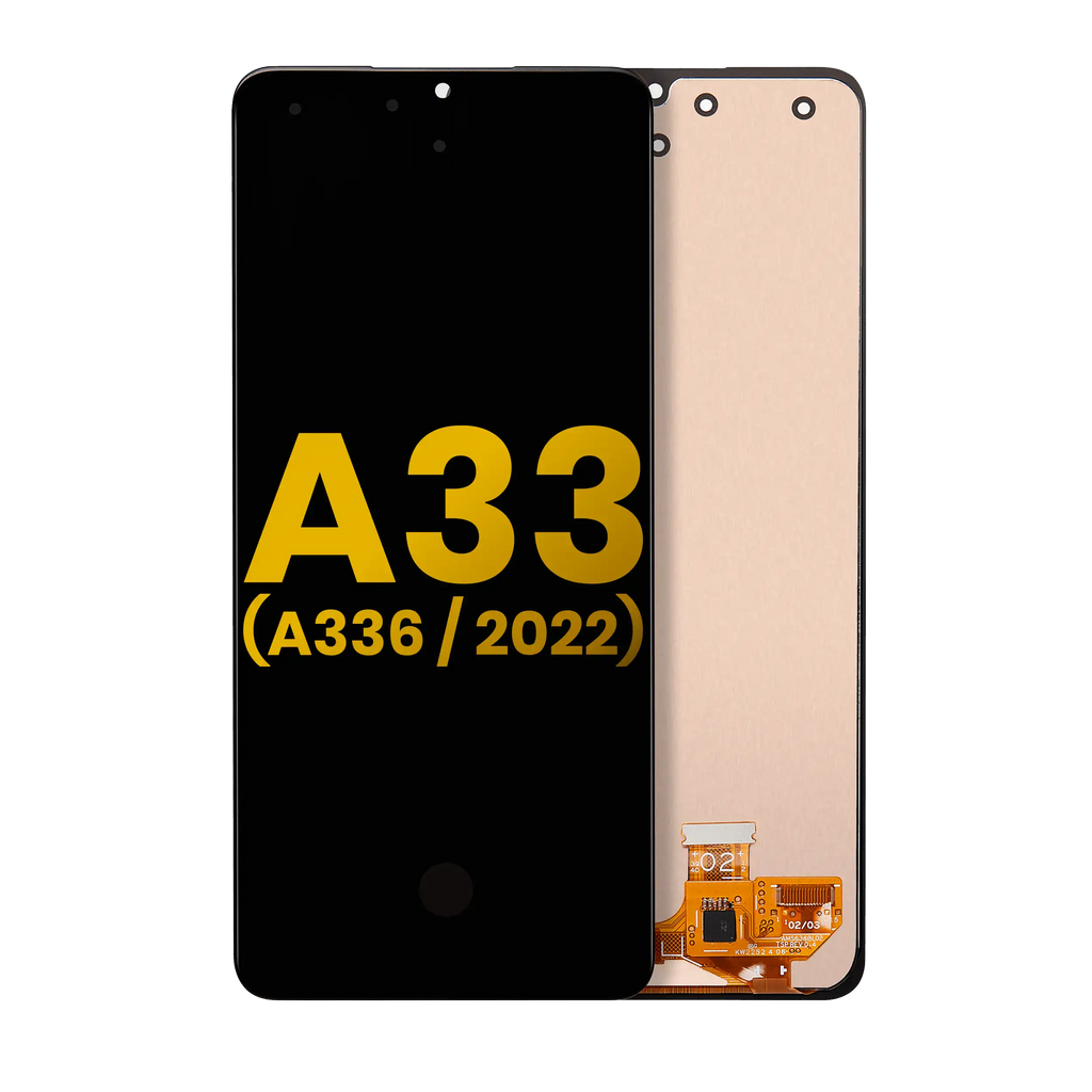 LCD-Display ohne Rahmen für Samsung Galaxy A33 5G (aufbereitet) alle Farben