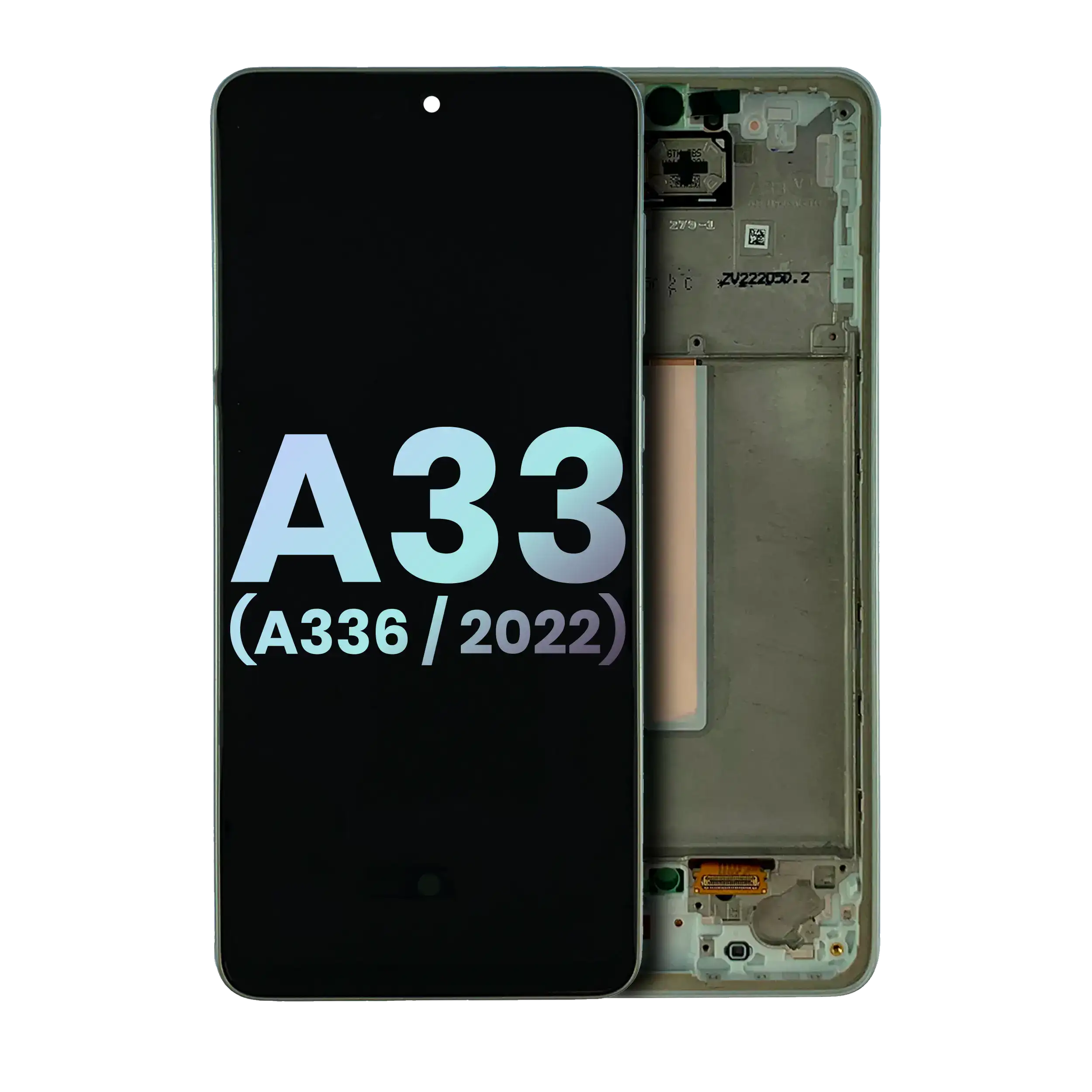 OLED Display with Frame for Samsung Galaxy A33 5G (A336 / 2022) (Service Pack) (Awesome White)