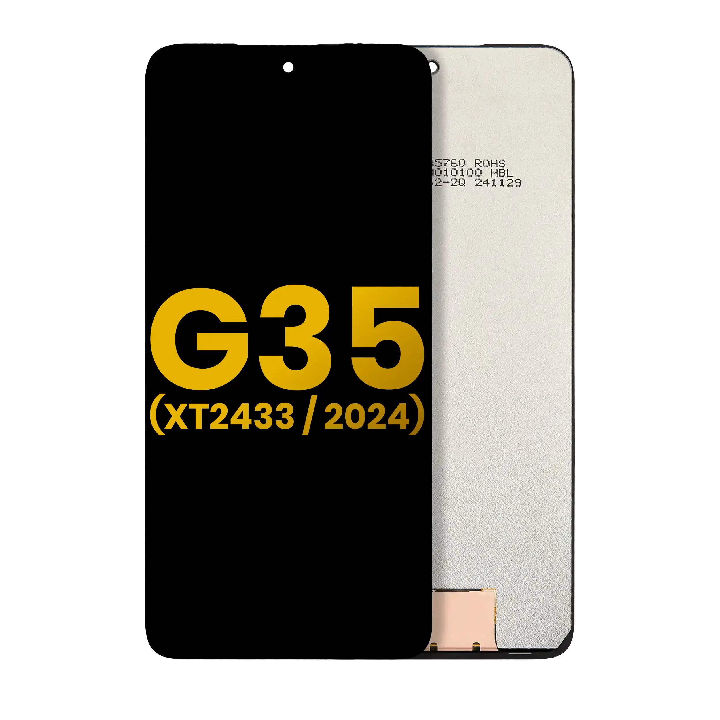 LCD Display without Frame for Motorola Moto G35 5G (XT2433 / 2024) (Refurbished) (All Colors)