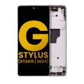 Refurbished OLED mit Rahmen für Moto G Stylus 5G Caramel Latte