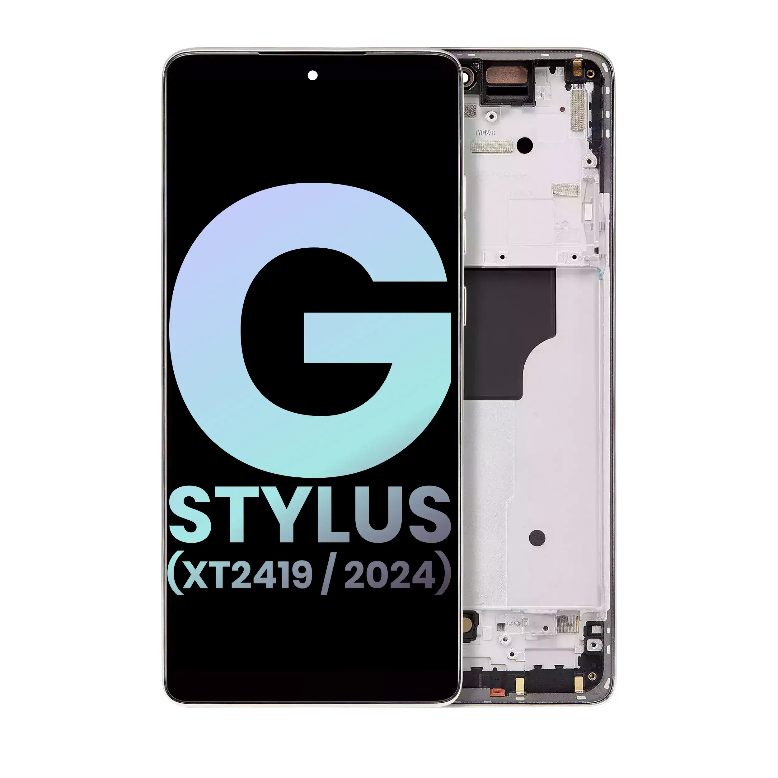 OLED-Display mit Rahmen für Motorola Moto G Stylus 5G 2024 OEM Caramel Latte