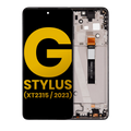 LCD-Montage m. Rahmen f. Motorola Moto G Stylus 5G (2023) Refurb Cosmic Black