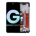 Original OEM LCD Display with Frame for Motorola Moto G 5G (XT2417 / 2024) (Sage Green)