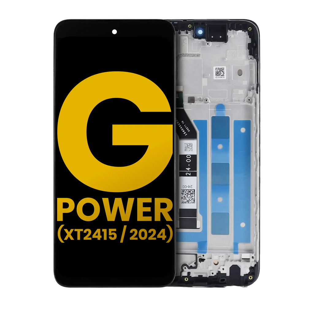 LCD Display with Frame for Motorola Moto G Power 5G (XT2415 / 2024) (Refurbished) (All Colors)