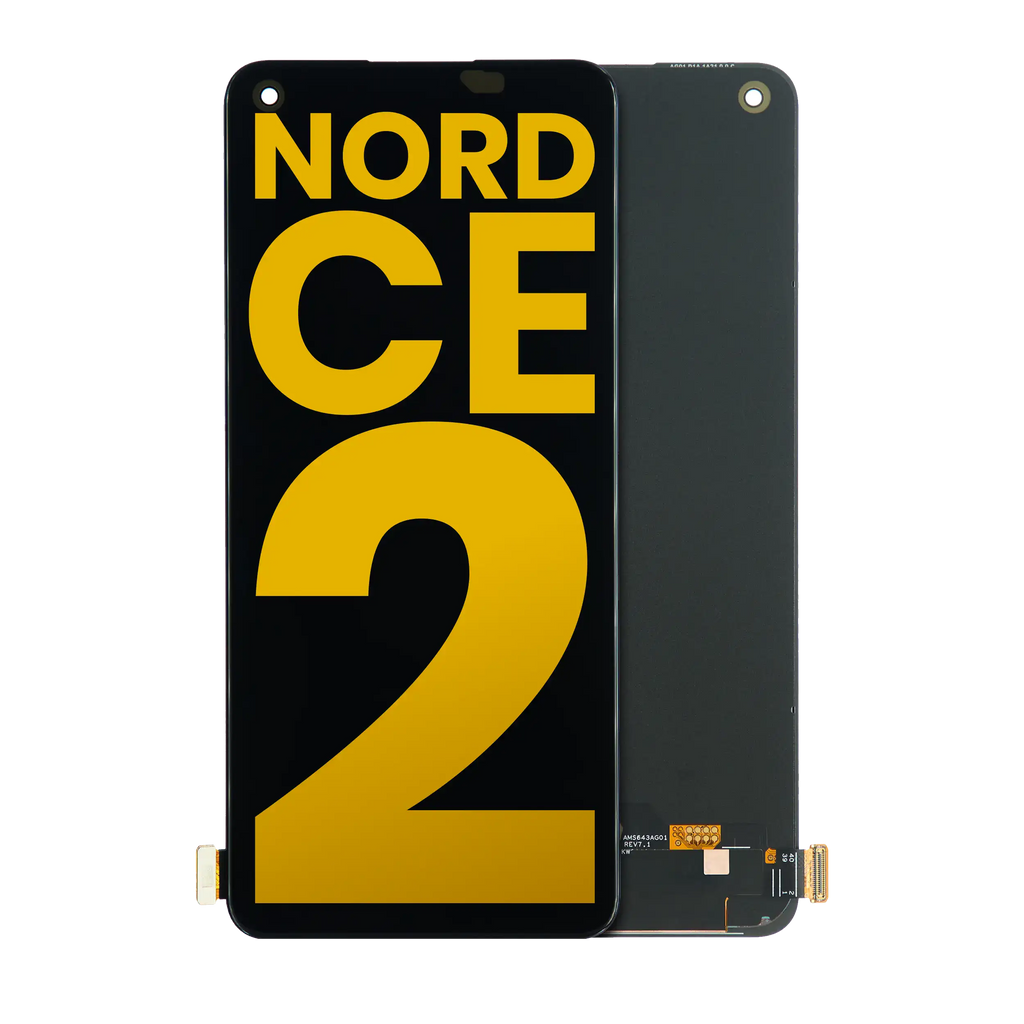 OLED-Display ohne Rahmen für OnePlus Nord CE 2 5G (Refurbished) (Alle Farben)