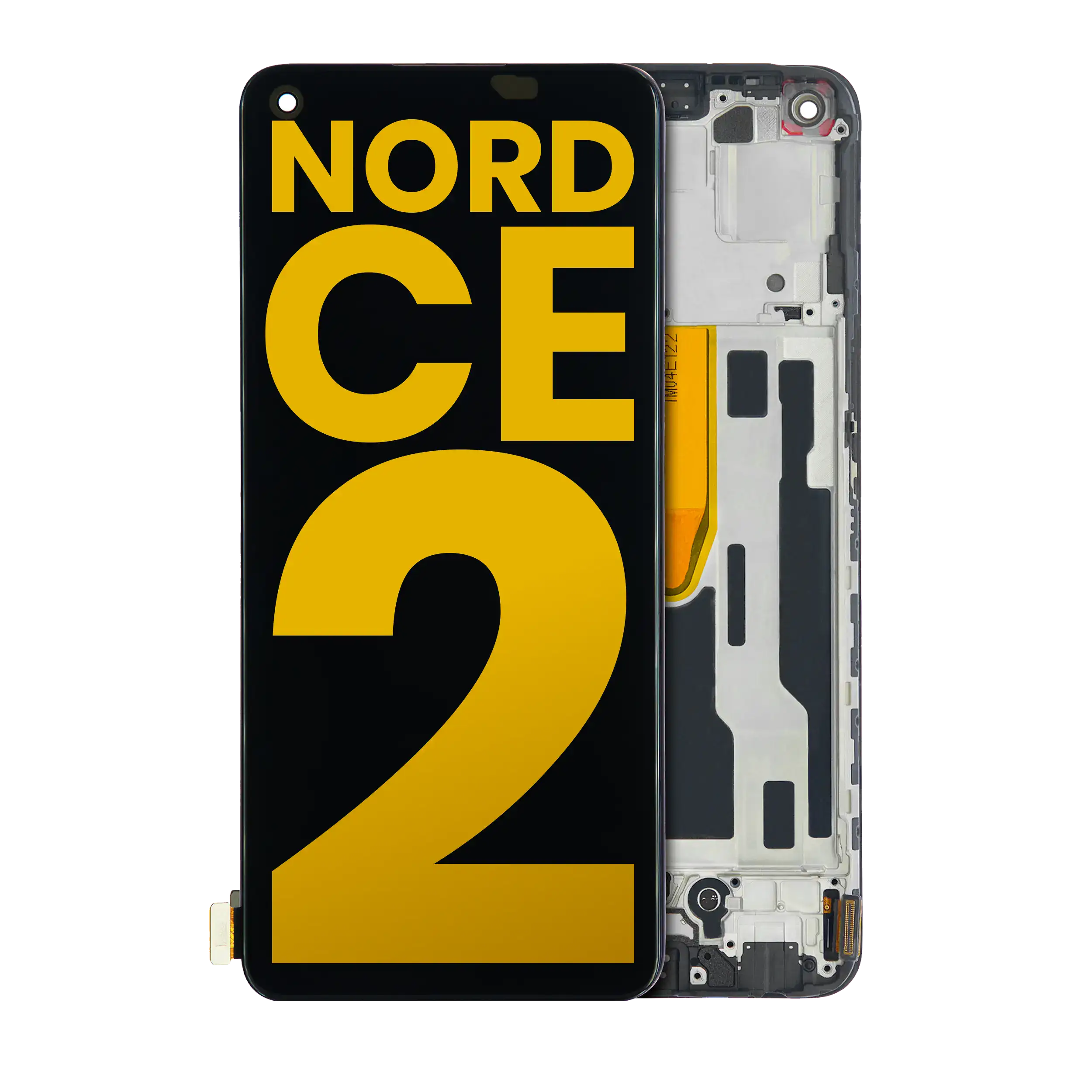 OLED-Display mit Rahmen für OnePlus Nord CE 2 5G (Refurbished) (Alle Farben)