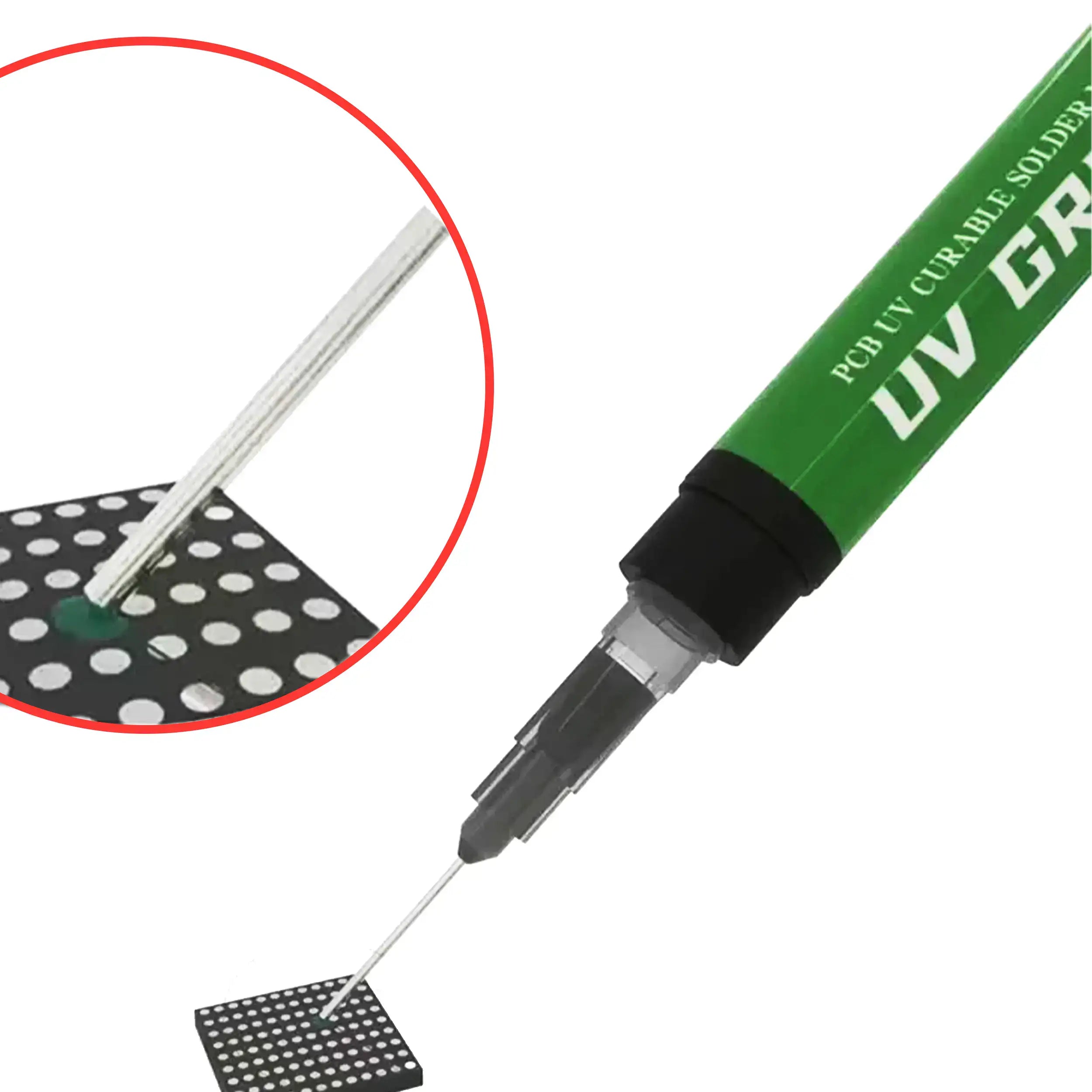 PCB UV-curable green solder mask 10cc (2UUL)