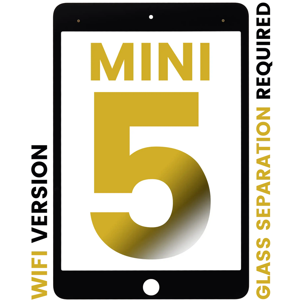 Front Glass for iPad Mini 5 (Glass separation required, WiFi only, all colors)