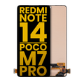 OLED-Display ohne Rahmen für Redmi Note 14 4G/5G & Poco M7 Pro – Refurbished