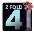 Inner OLED Display with Frame for Samsung Galaxy Z Fold 4 5G (US & International) (Service Pack) (Burgundy)
