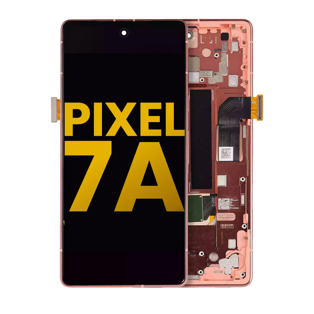 OLED-Display mit Rahmen und Fingerabdruck für Pixel 7a (Refurbished) Coral