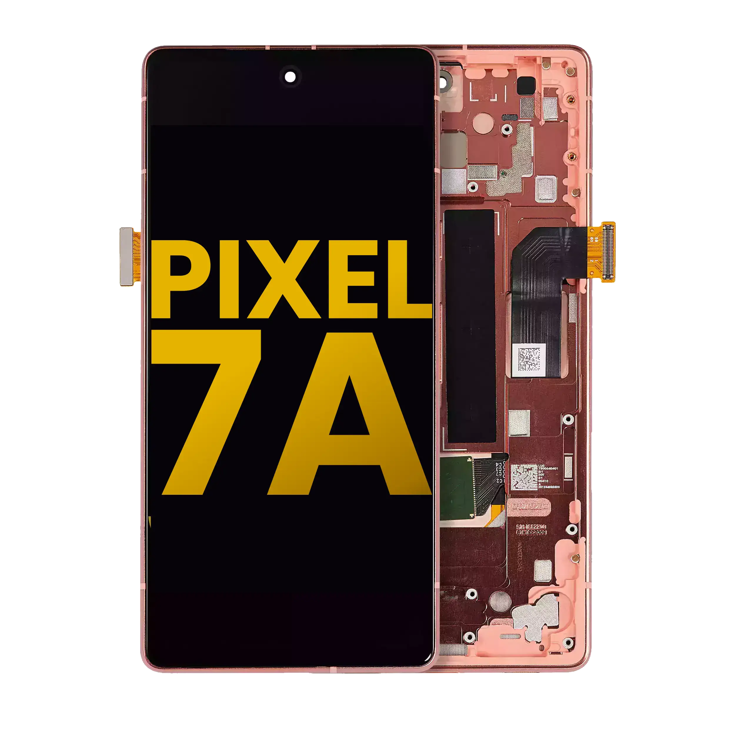 OLED-Display mit Rahmen und Fingerabdruck für Pixel 7a (Refurbished) Coral