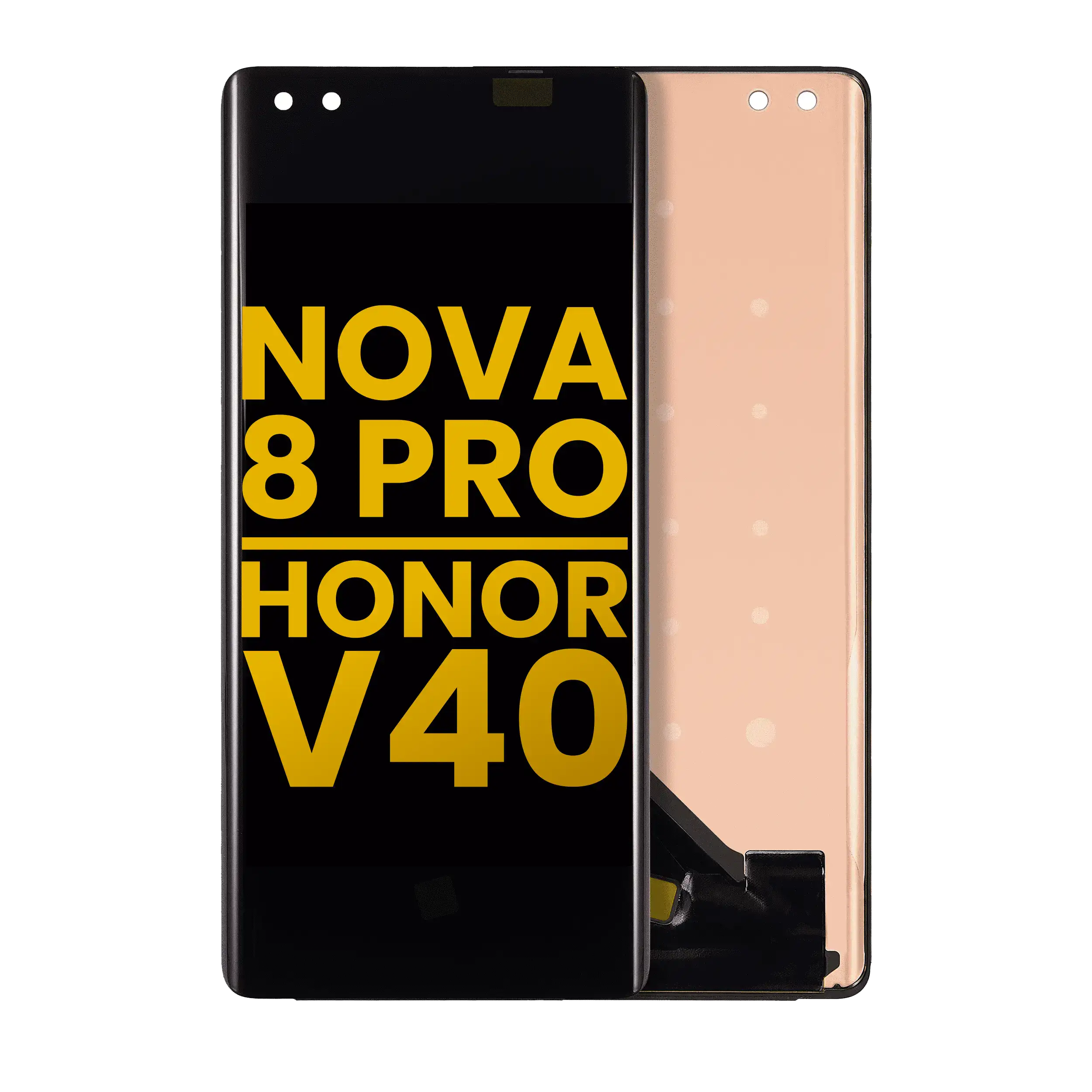 OLED-Display ohne Rahmen für Huawei Nova 8 Pro & Honor V40 Refurbished