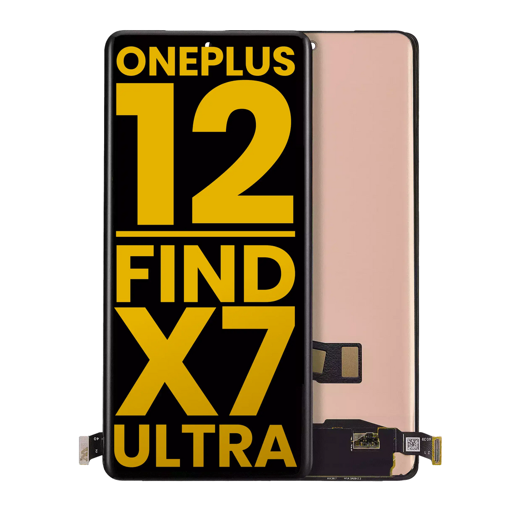 Refurbished OLED-Display ohne Rahmen für OnePlus 12 5G/Oppo Find X7 Ultra