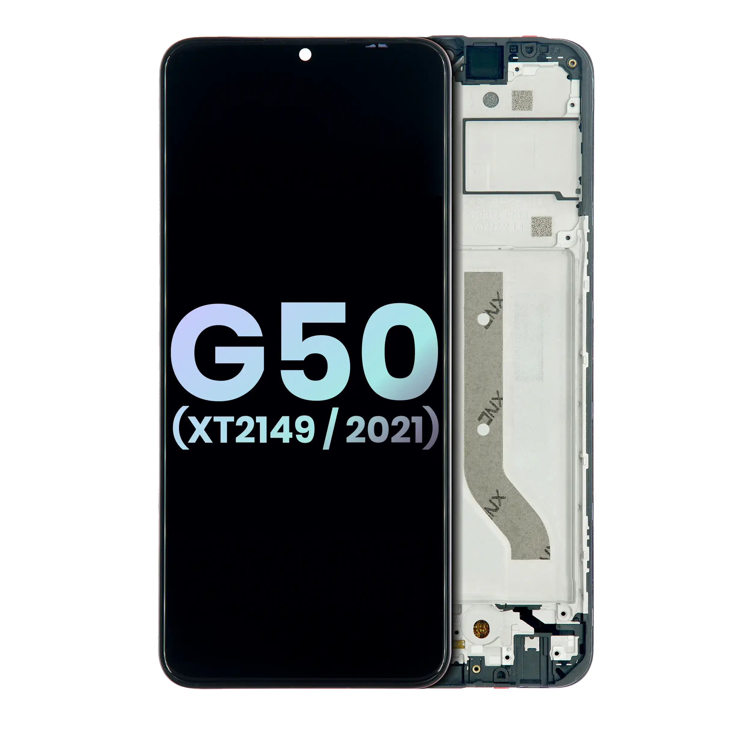 Motorola Moto G50 5G Display mit Rahmen Original OEM (Alle Farben)