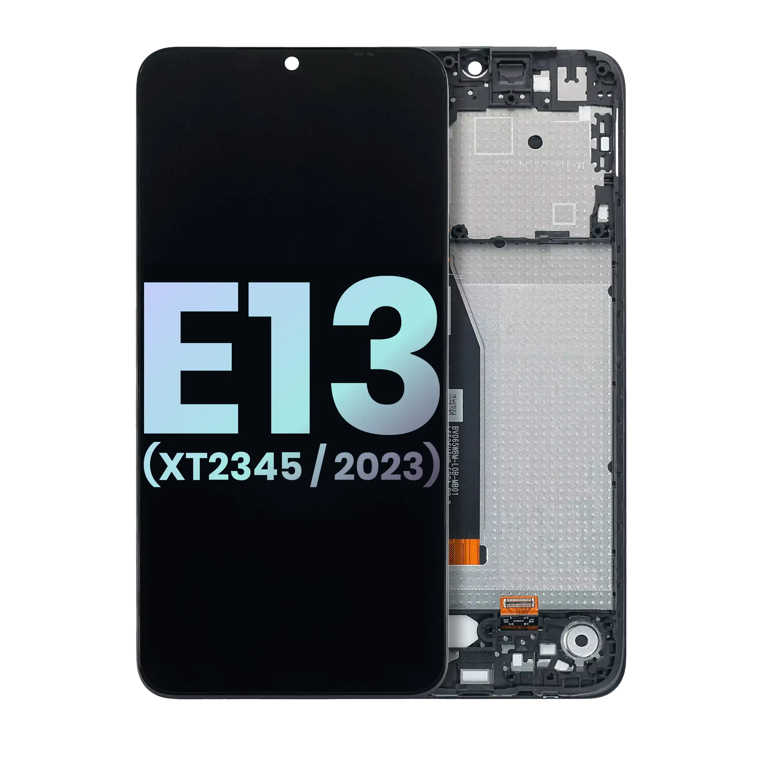 LCD-Display mit Rahmen für Motorola Moto E13 (Original OEM) (Alle Farben)