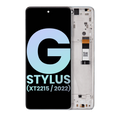 LCD-Display mit Rahmen für Moto G Stylus 5G (2022) OEM Seafoam Green