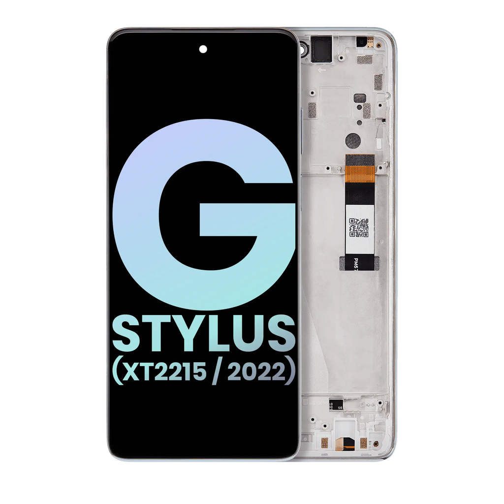 LCD Display with Frame for Motorola Moto G Stylus 5G (XT2215 / 2022) – Original OEM (Seafoam Green)