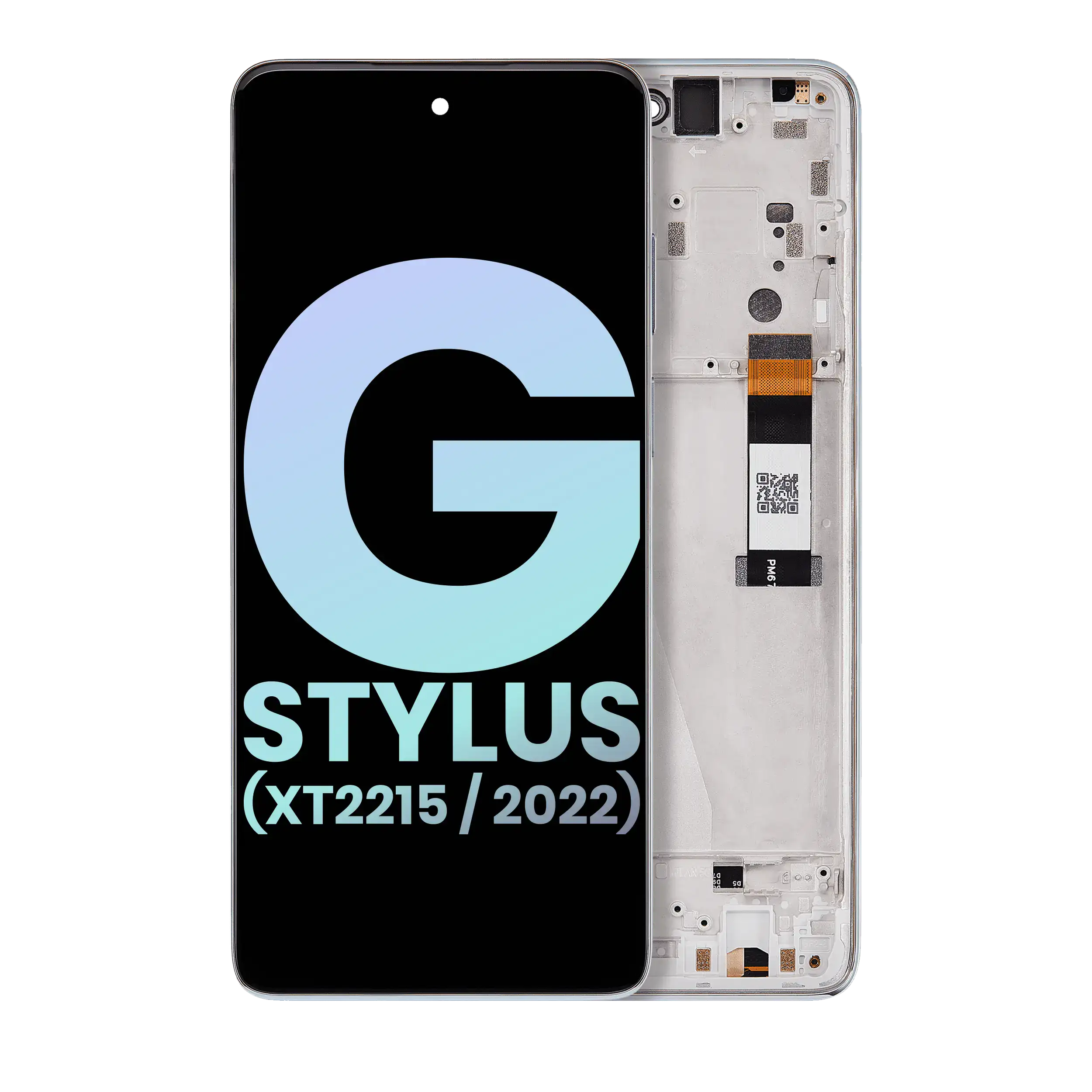 LCD Display with Frame for Motorola Moto G Stylus 5G (XT2215 / 2022) – Original OEM (Seafoam Green)
