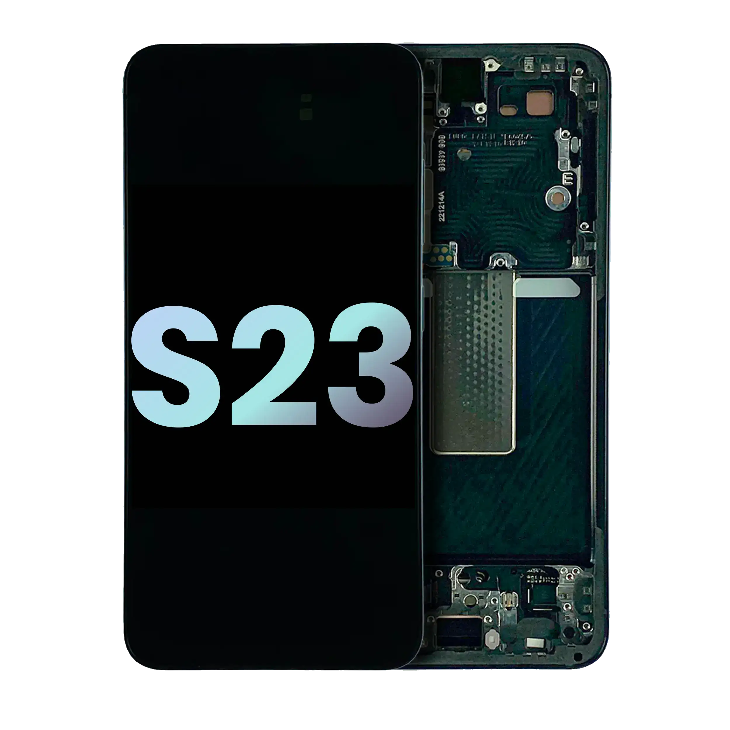 OLED Display with Frame for Samsung Galaxy S23 5G (US & International) (Service Pack) (Phantom Black)