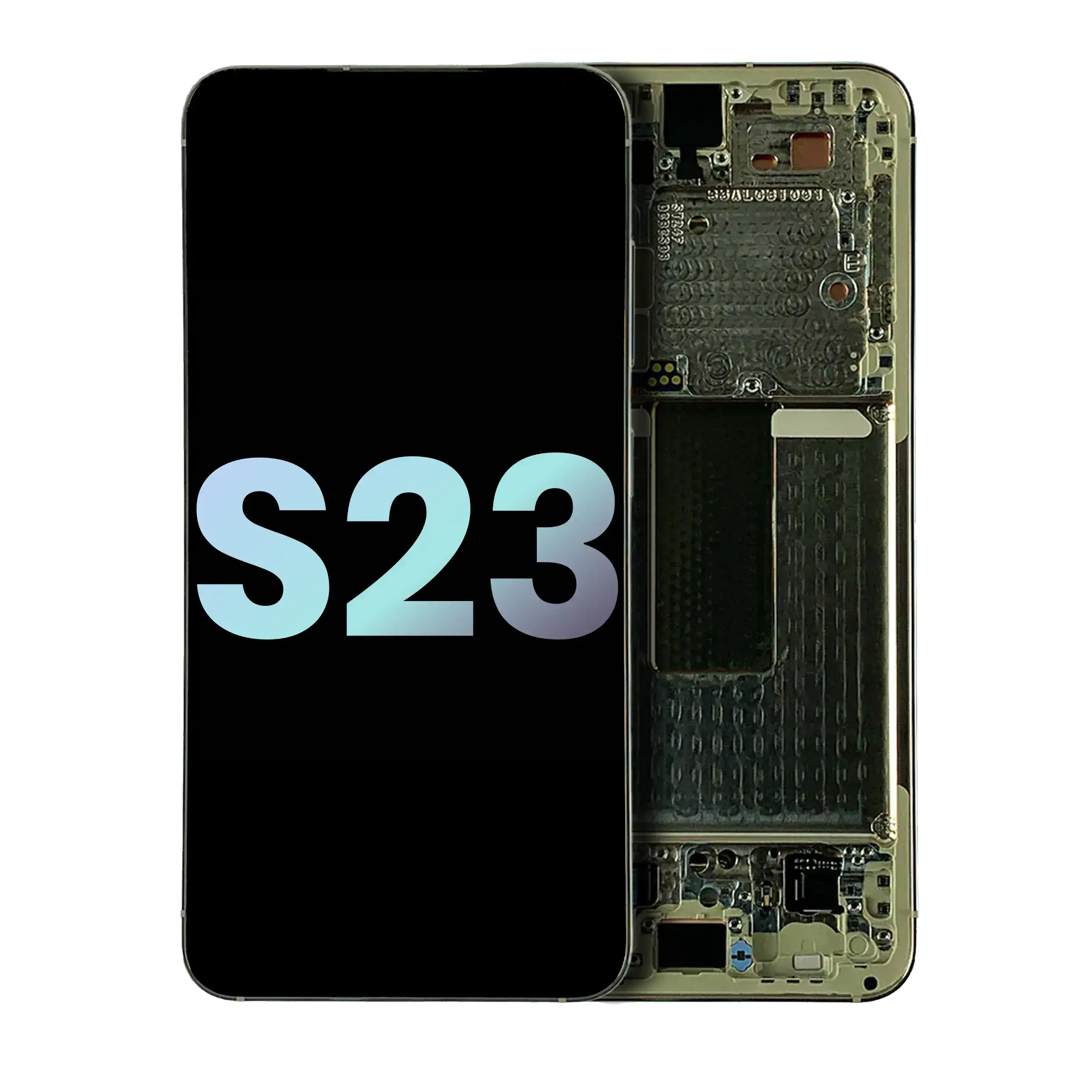 Samsung Galaxy S23 OLED-Display mit Rahmen Cream Service Pack